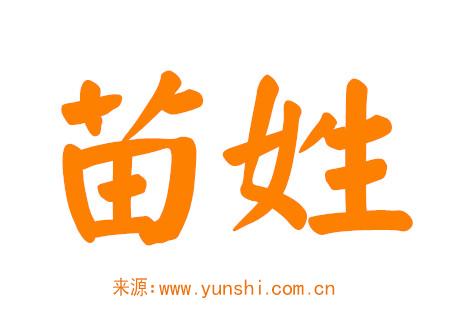 苗姓男孩100分名字