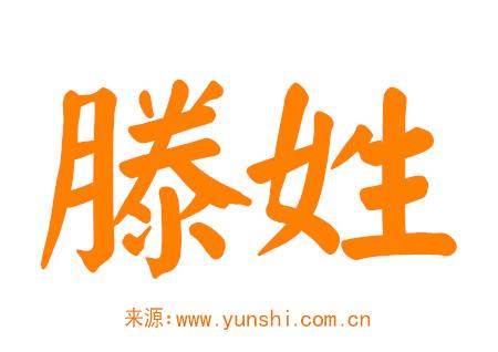 滕姓男孩大气的名字