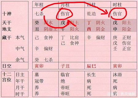 八字傷官合殺的命理特徵