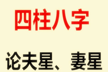 八字夫星代表的是什么意思