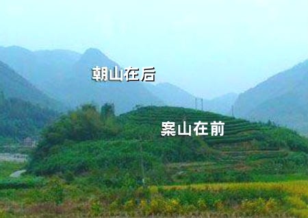 朝山、案山哪个在前哪个在后？