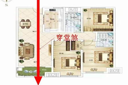 怎样化解穿堂风的房子