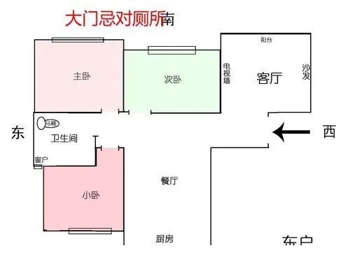 厕所正东怎样化解